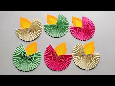 3 Easy Paper Lantern Making at Home, Paper Lamp Diwali Decoration Ideas  2022