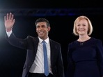 Liz Truss and Rishi Sunak in London.(AP File) Liz Truss and Rishi Sunak in London.(AP File)