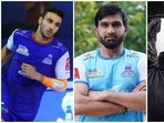 In frame (L-R): Jaideep Dahiya, Joginder Narwal, Amir Hossein Bastami In frame (L-R): Jaideep Dahiya, Joginder Narwal, Amir Hossein Bastami
