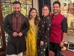 Saif Ali Khan, Kareena Kapoor celebrated pre-Diwali bash with Soha Ali Khan and Kunal Kemmu. Saif Ali Khan, Kareena Kapoor celebrated pre-Diwali bash with Soha Ali Khan and Kunal Kemmu.
