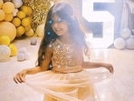 Asin's daughter Arin turned 5. Asin's daughter Arin turned 5.