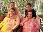 Karisma Kapoor and kareena Kapoor celebrate Diwali 2022.