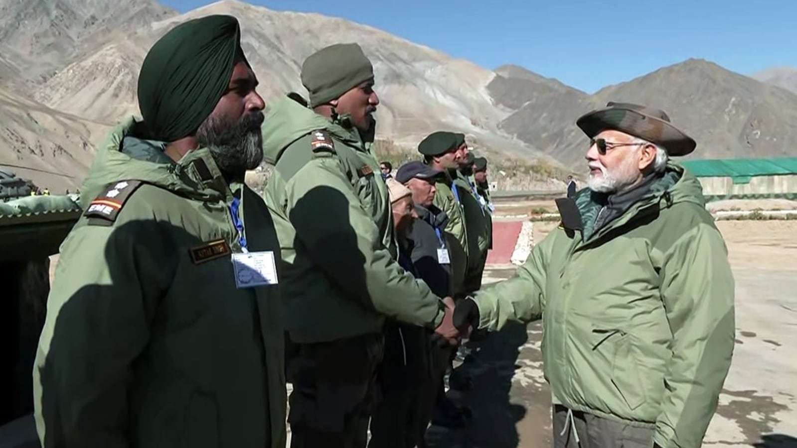 PM Modi shares 'glimpses' of his Diwali celebrations with Indian soldiers in Kargil