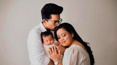 Bharti Singh and Haarsh Limbachiyaa celebrate their first diwali with son Laksh Bharti Singh and Haarsh Limbachiyaa celebrate their first diwali with son Laksh