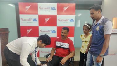 The medical team led by orthopaedic surgeon Dr Girish Bhalerao resolved to save both the life and limbs of the patient. (HT PHOTO) The medical team led by orthopaedic surgeon Dr Girish Bhalerao resolved to save both the life and limbs of the patient. (HT PHOTO)