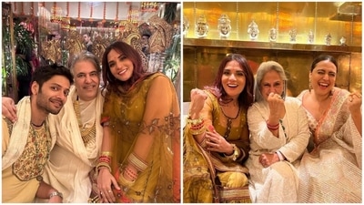 Newlyweds Ali Fazal and Richa Chadha celebrated Diwali with their friends from the Bollywood industry. (Instagram/@alifazal9) Newlyweds Ali Fazal and Richa Chadha celebrated Diwali with their friends from the Bollywood industry. (Instagram/@alifazal9)