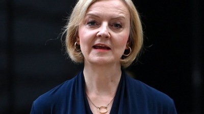 Outgoing UK PM Liz Truss' Diwali wish: Liz Truss, UK prime minister is seen. (Bloomberg)