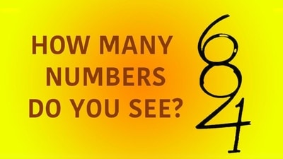 Vivek Bindra posted an intriguing brain teaser on Twitter. How many numbers do you see? (Twitter/@DrVivekBindra) Vivek Bindra posted an intriguing brain teaser on Twitter. How many numbers do you see? (Twitter/@DrVivekBindra)