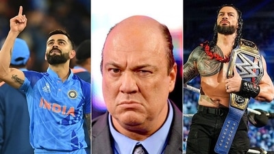 Paul Heyman with a huge tweet on Virat Kohli and Roman Reigns (Getty/WWE) Paul Heyman with a huge tweet on Virat Kohli and Roman Reigns (Getty/WWE)