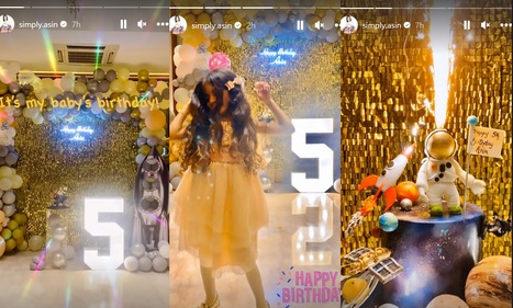 Asin's Instagram Stories.