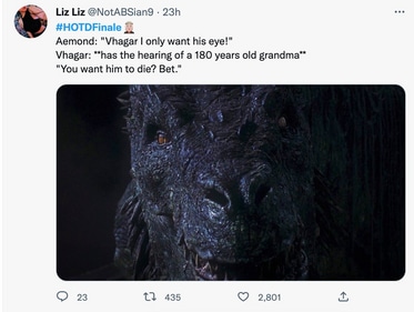 Reaction to House of the Dragon finale. Reaction to House of the Dragon finale.