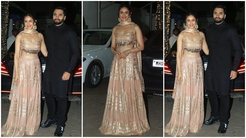 Rakul Preet Singh attends Shilpa Shetty's Diwali bash with Jackky Bhagnani. (HT Photo/Varinder Chawla) Rakul Preet Singh attends Shilpa Shetty's Diwali bash with Jackky Bhagnani. (HT Photo/Varinder Chawla)