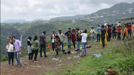 Many private villas and bungalows in Lonavla, a popular hill station, attract tourists during holidays. Most of these tourists arriving from Mumbai, Pune and Nashik prefer to book these villas which have private pools, some of them not following all safety standards. (REPRESENTATIVE PHOTO)