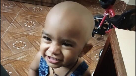 Mumbai, India - Oct 24, 2022 : A 16-month-old girl was mauled to death by a leopard in the early hours of Diwali, on Monday, in Aarey Milk Colony, Goregaon, in Mumbai, India, on Monday, Oct 24, 2022. The child, Itika Lot, was picked up by the animal a stone's throw away from her doorstep at 5:45am. Her mother, Bharati, had left the front door open as she went outside to light a diya in a mandir just a few feet away from their home, to commemorate the first day of Diwali, when Itika followed her out. The family lives at Aarey Colony's Dairy Unit No. 15. The settlement borders the recently notified forest area of Aarey, now under the administrative control of Sanjay Gandhi National Park (SGNP).(Photo by Vijay Bate/HT Photo)