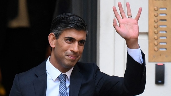 New Conservative Party leader and incoming Prime Minister of the UK Rishi Sunak. (Photo by Daniel LEAL/AFP)