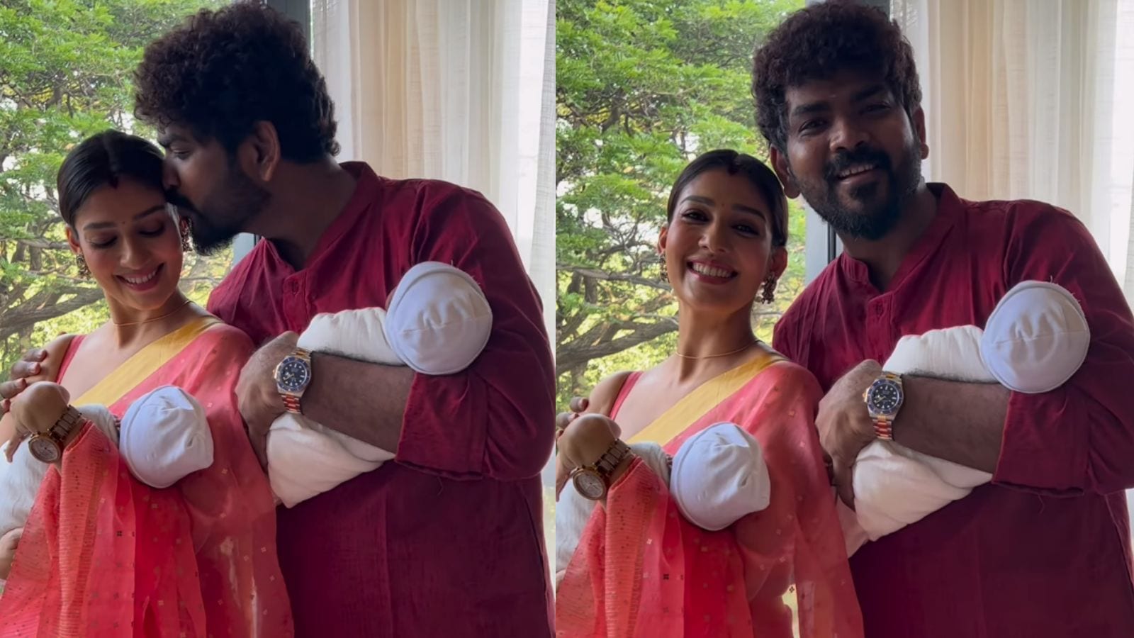Nayanthara and Vignesh Shivan welcomed their twin boys in October 2022.