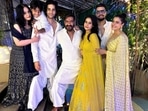 Ajay Devgn with Nysa Devgan, Kajol, Yug Devgan,and other family members on Diwali. Ajay Devgn with Nysa Devgan, Kajol, Yug Devgan,and other family members on Diwali.