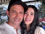 Saba Azad and Hrithik Roshan at a Diwali celebration with his family. Saba Azad and Hrithik Roshan at a Diwali celebration with his family.