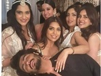 Sonam Kapoor with Arjun Kapoor, Shanaya Kapoor, Bhumi Pednekar, Rakul Preet Singh among others. Sonam Kapoor with Arjun Kapoor, Shanaya Kapoor, Bhumi Pednekar, Rakul Preet Singh among others.