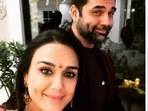Preity Zinta with Abhay Deol and Gene Goodenough. Preity Zinta with Abhay Deol and Gene Goodenough.