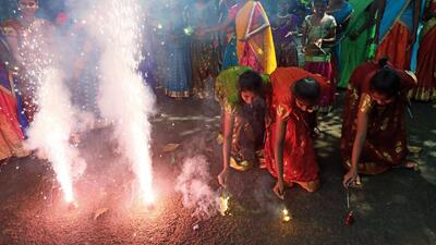 Tamil Nadu Air Quality and Noise Level values observed on Diwali on October 24 have been found to be poor. (ANI)