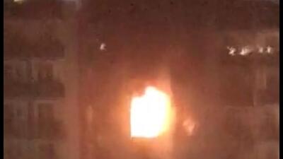Fire breaks out at G Noida high-rise on Diwali night, no one hurt Fire breaks out at G Noida high-rise on Diwali night, no one hurt