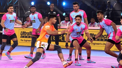 PKL 9: Puneri Paltan defeated Jaipur Pink Panthers. (PKL) PKL 9: Puneri Paltan defeated Jaipur Pink Panthers. (PKL)