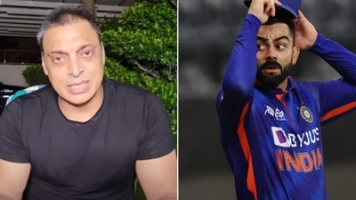 Shoaib Akhtar; Virat Kohli (YouTube/Reuters) Shoaib Akhtar; Virat Kohli (YouTube/Reuters)