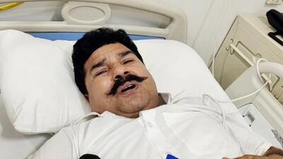 Ghaziabad, India - October 25, 2022: Former Ghaziabad councilor Phool Kunwar's undergoes treatment after he was shot at by unknown people in Bameta village, Ghaziabad, India, on Tuesday, October 25, 2022. (HT Photo) Ghaziabad, India - October 25, 2022: Former Ghaziabad councilor Phool Kunwar's undergoes treatment after he was shot at by unknown people in Bameta village, Ghaziabad, India, on Tuesday, October 25, 2022. (HT Photo)