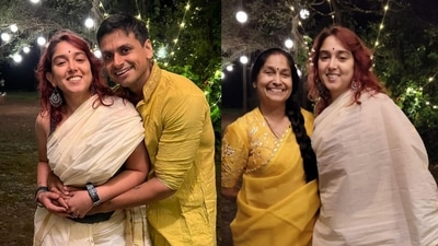 Ira Khan celebrated Diwali with Nupur Shikhare and his mother. Ira Khan celebrated Diwali with Nupur Shikhare and his mother.