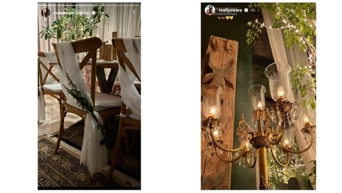 Swara Bhasker and Malaika Arora shared the pictures of interiors via Instagram Stories. Swara Bhasker and Malaika Arora shared the pictures of interiors via Instagram Stories.