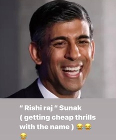 Neetu Kapoor reacted to Rishi Sunak becoming Britain PM.