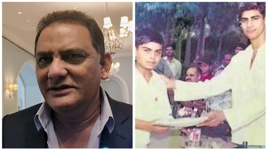 Mohammad Azharuddin issued a clarification tweet about Virat Kohli and Ashish Nehra's throwback photo(ANI/ Mohammad Azharuddin Twitter)