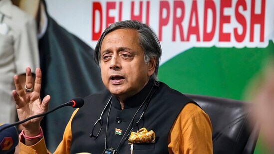 Congress leader Shashi Tharoor(PTI)