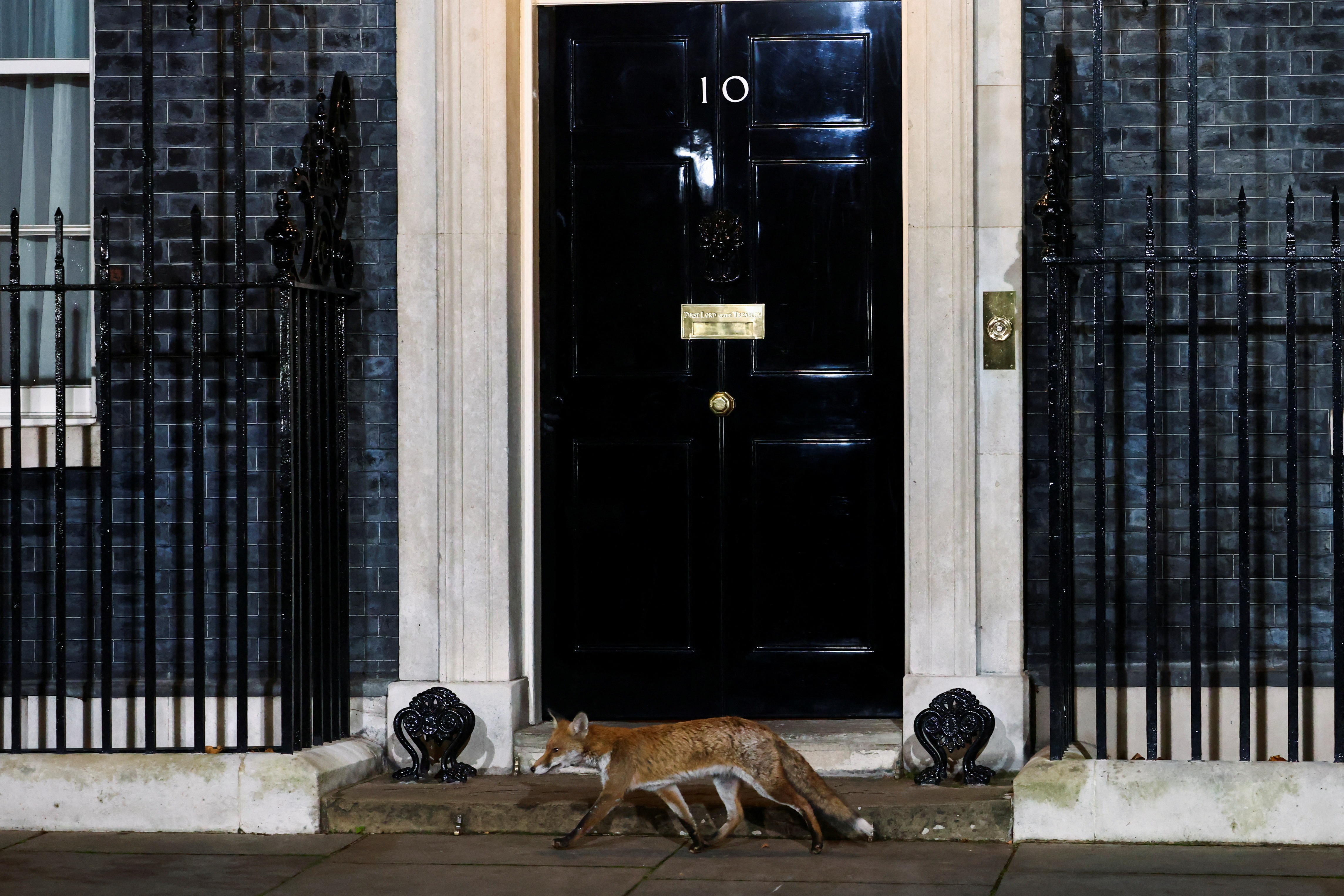 A photograph of Number 10 Downing Street, in London. (Reuters)