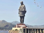 Ahmedabad, India - October 31, 2018: A view of the statue of the ‘Iron Man of India’ Sardar Vallabhbhai Patel, during its inauguration by Prime Minister Narendra Modi, five years after work began on the world’s tallest statue, in Narmada district of Gujarat, India on Wednesday, Oct. 31, 2018. (Photo by Siddharaj Solanki / HindustanTimes) Ahmedabad, India - October 31, 2018: A view of the statue of the ‘Iron Man of India’ Sardar Vallabhbhai Patel, during its inauguration by Prime Minister Narendra Modi, five years after work began on the world’s tallest statue, in Narmada district of Gujarat, India on Wednesday, Oct. 31, 2018. (Photo by Siddharaj Solanki / HindustanTimes)
