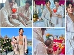 Global icon Priyanka Chopra spends most of her time in the United States but she has not forgotten her roots. She celebrates all the festivals with her husband Nick Jonas. For the first time, the couple celebrated Diwali with their daughter Malti in Los Angeles, California.(Instagram)