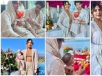 Global icon Priyanka Chopra spends most of her time in the United States but she has not forgotten her roots. She celebrates all the festivals with her husband Nick Jonas. For the first time, the couple celebrated Diwali with their daughter Malti in Los Angeles, California.(Instagram)