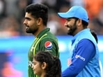 Pakistan captain Babar Azam and his Indian counterpart Rohit Sharma