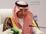 Saudi Minister of Finance Mohammed Bin Abdullah Al-Jadaan is seen.