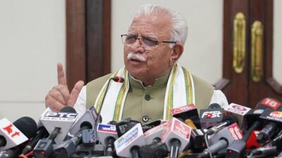 Haryana CM Manohar Lal Khattar also listed eight major achievements of the state government which include the launch of Parivar Pehchan Patra, rural village electrification, online transfers and transparent recruitment, and Haryana becoming a Lal Dora-free state among others. (HT Photo) Haryana CM Manohar Lal Khattar also listed eight major achievements of the state government which include the launch of Parivar Pehchan Patra, rural village electrification, online transfers and transparent recruitment, and Haryana becoming a Lal Dora-free state among others. (HT Photo)