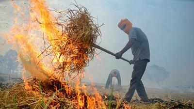 Students from PAU and farmers organised a door-to-door rally in Shero and Dana Mandi village in Ludhiana, convincing farmers and farm women to adopt stubble management technologies. (HT FILE)