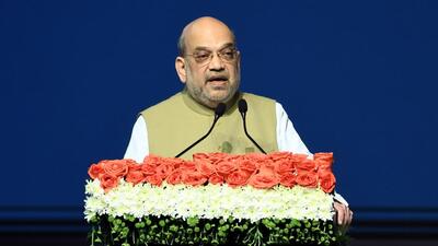 Union home minister Amit Shah will chair a two-day ‘chintan shivir’ of home ministers of all states in Haryana’s Surajkund from Thursday. (ANI) Union home minister Amit Shah will chair a two-day ‘chintan shivir’ of home ministers of all states in Haryana’s Surajkund from Thursday. (ANI)