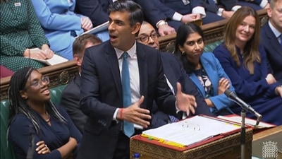Rishi Sunak: Britain's Prime Minister Rishi Sunak speaks. (AP)