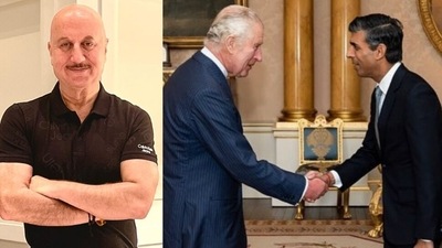 Anupam Kher lauded Indian-origin UK PM Rishi Sunak. Anupam Kher lauded Indian-origin UK PM Rishi Sunak.