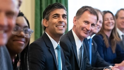 Rishi Sunak: Britain's prime minister Rishi Sunak is seen. (AFP)