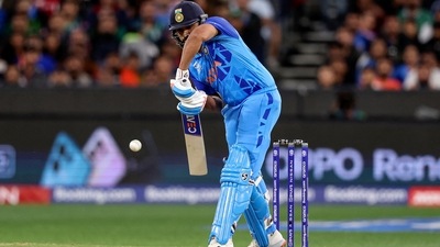 IND predicted XI vs NED, T20 World Cup: Rohit Sharma plays a shot during the ICC T20 World Cup 2022 (AFP)