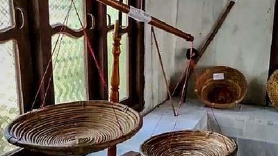 The 'Miya Museum', set up in a house allotted under PMAY, in Assam's Goalpara district was sealed. (PTI Photo) The 'Miya Museum', set up in a house allotted under PMAY, in Assam's Goalpara district was sealed. (PTI Photo)