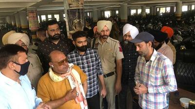MLA Gurpreet Gogi during a surprise checking at the mini secretariat's multi-level parking in Ludhiana. (Harvinder Singh/HT) MLA Gurpreet Gogi during a surprise checking at the mini secretariat's multi-level parking in Ludhiana. (Harvinder Singh/HT)