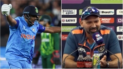 Ravichandran Ashwin; Paras Mhambrey (AP/YouTube) Ravichandran Ashwin; Paras Mhambrey (AP/YouTube)